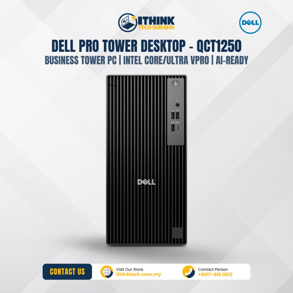 DELL PRO TOWER DESKTOP - QCT1250 | Business Tower PC | Intel Core/Ultra ...