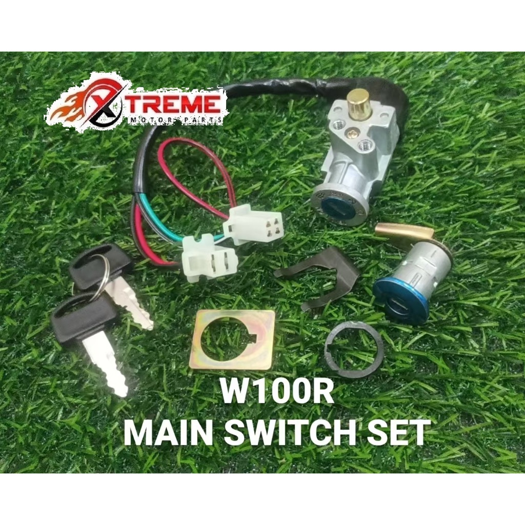 MAIN SWITCH SET HONDA W100 R WAVE100 R MAIN SWITCH & SEAT LOCK COMPLETE ...