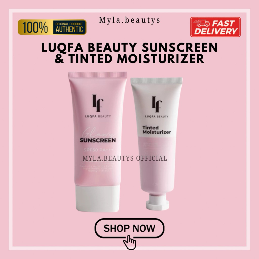SUNSCREEN & TINTED MOISTURIZER BY LUQFA BEAUTY 💯 ORIGINAL HQ | Shopee ...