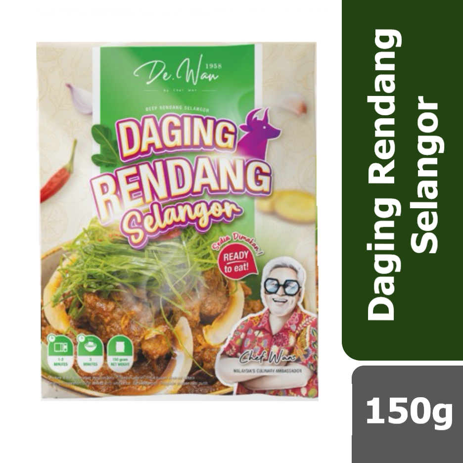 CHEF WAN Daging Rendang Selangor Cooking Paste 150g | Shopee Malaysia