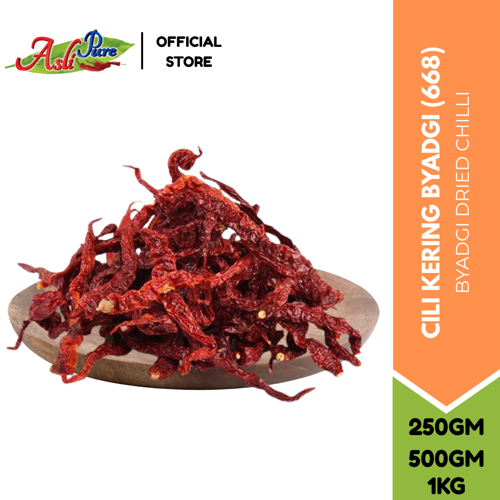 CILI KERING KERINTING 668 BYADGI Timbang Dried Fresh Chilli Lada Pedas ...
