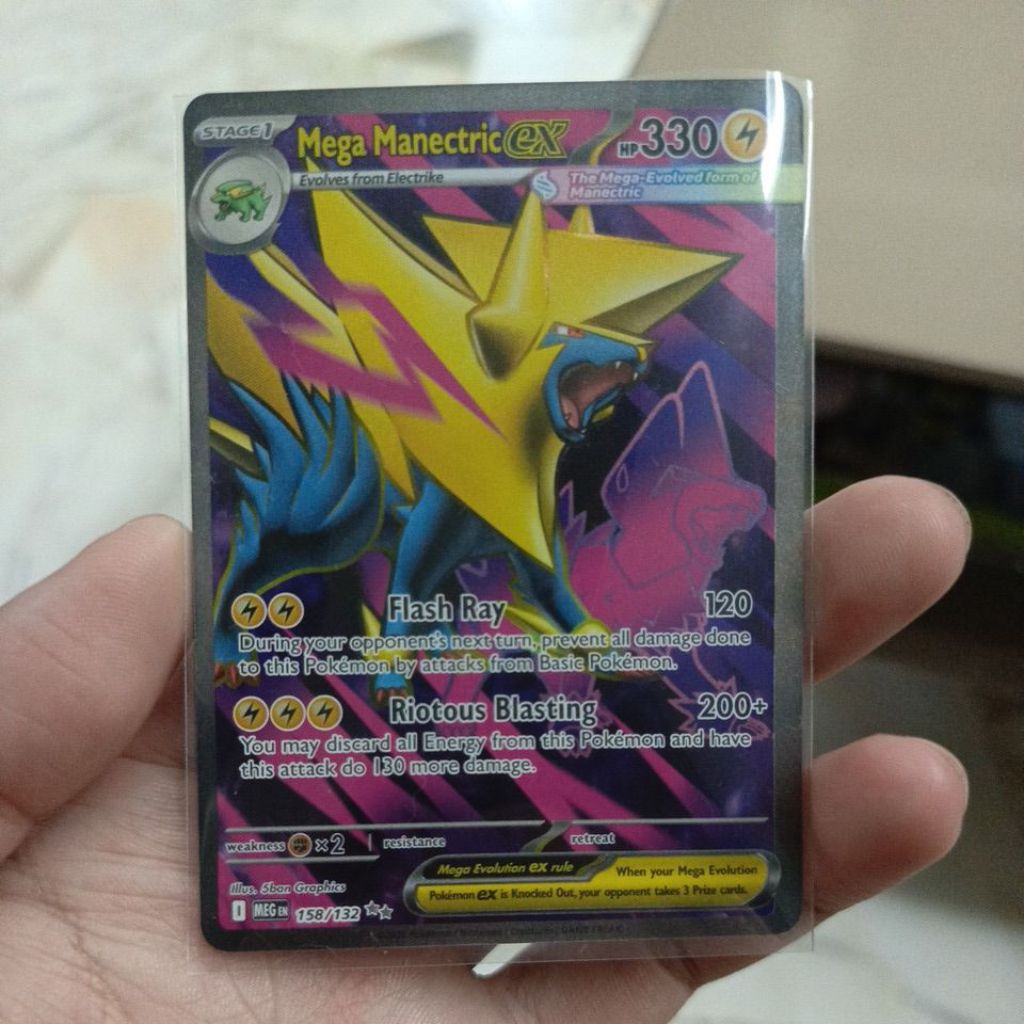 Pokemon TCG Mega Manectric Ex Mega Evolution | Shopee Malaysia