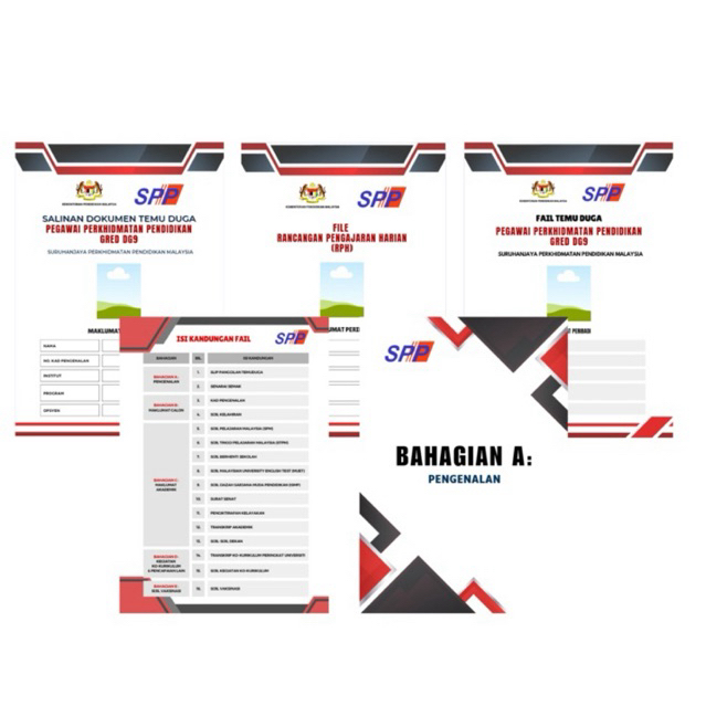 TEMPLATE FAIL + MUKA DEPAN SAMPUL + RPH TEMU DUGA SPP | Shopee Malaysia