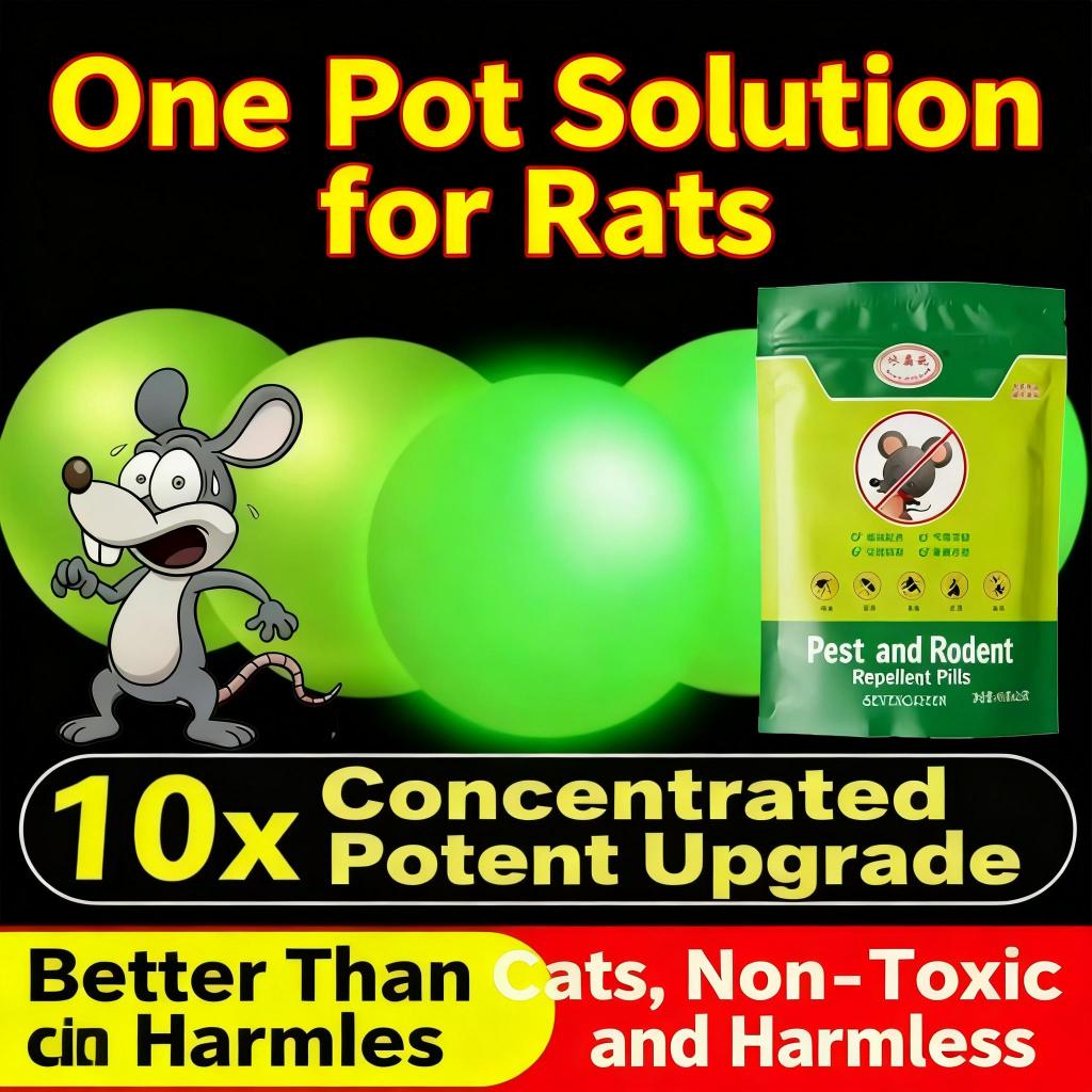 10PCS Powerful Mothball For big Mouse Rats TrapEffectively Moth bal rat ...