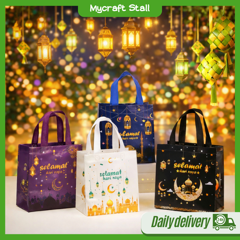 Wholesale Beg Hadiah Ramadan Hari Raya Murah Gift Bag Tangan Non Woven ...