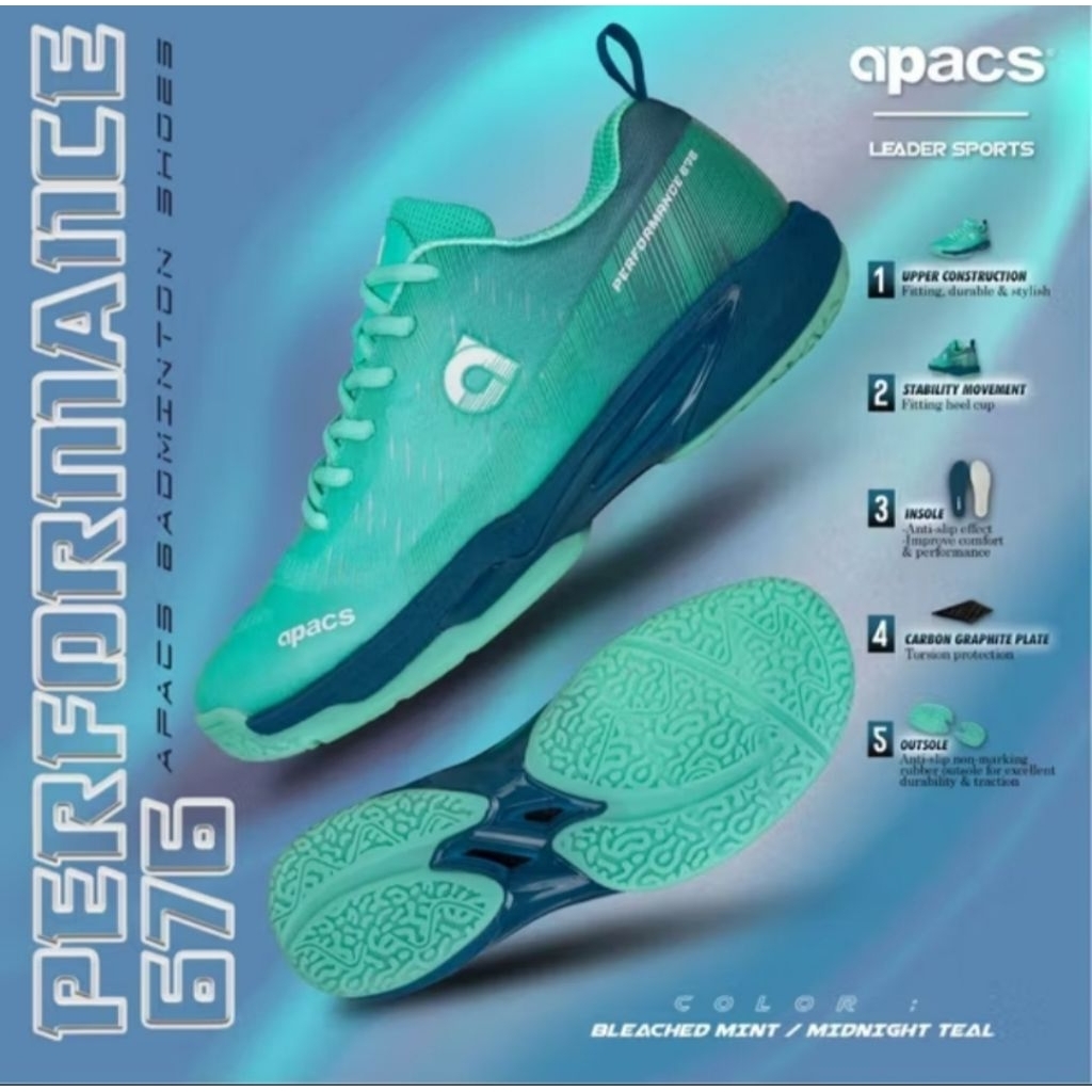 APACS PERFORMANCE 675 & 676 SHOES (CARBON GRAPHITE PLATE) | Shopee Malaysia