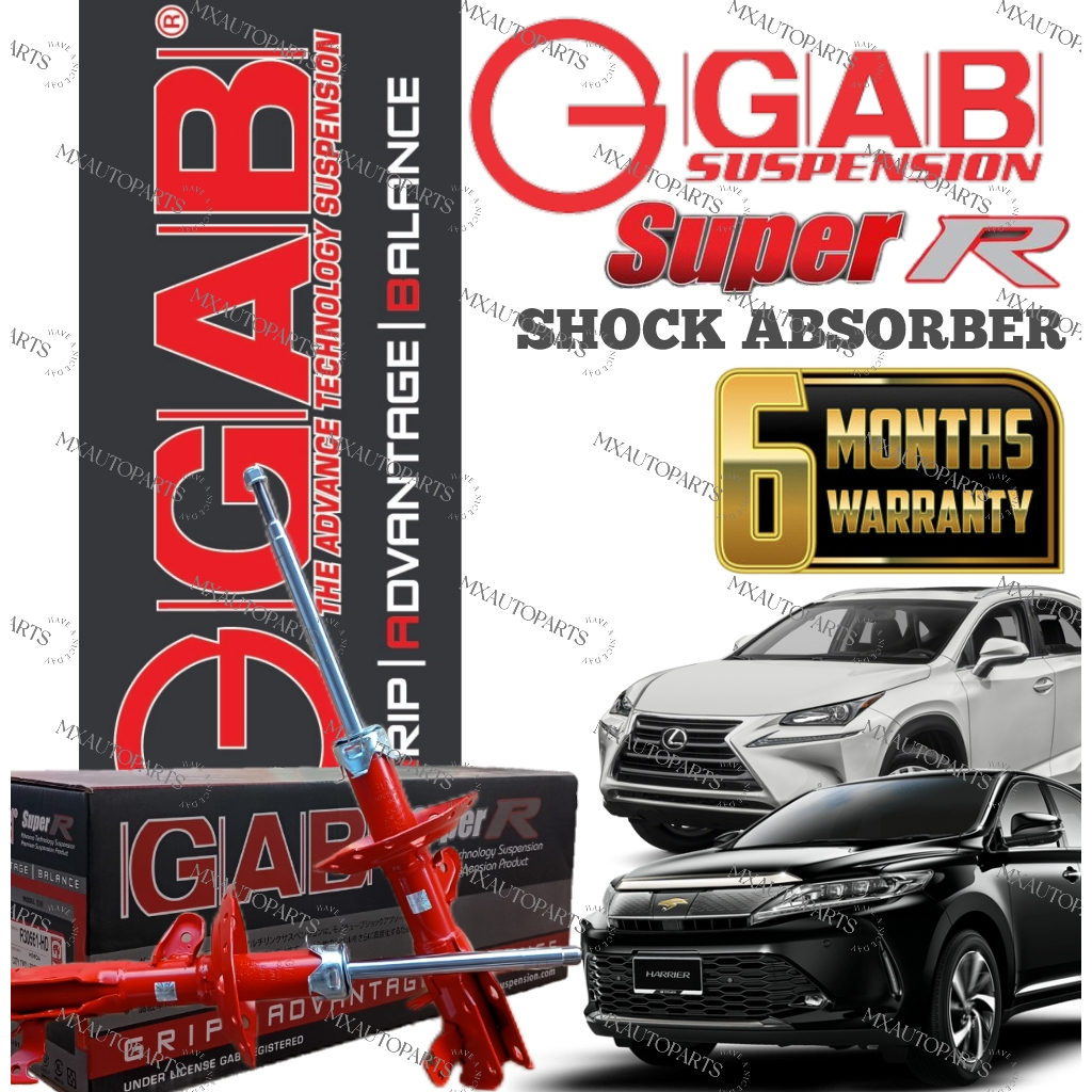 ORIGINAL GAB SUPER R HEAVY DUTY SHOCK ABSORBER TOYOTA HARRIER ZSU60 ...