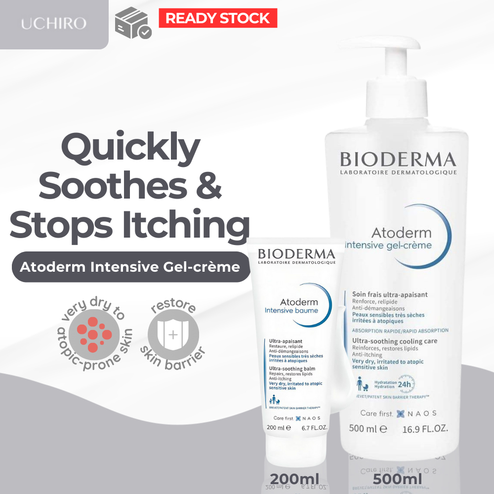 Bioderma Atoderm Intensive Gel Cream / Baume Body Cream Lotion 500ml ...