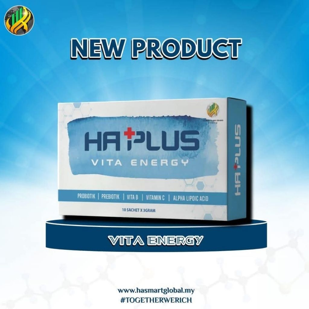 HA PLUS VITA BOOSTER 25 Sachetx3gram nergy saraf kebas | Shopee Malaysia