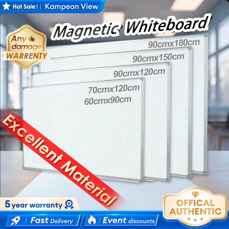 Magnetic Whiteboard Material Upgrade Board with Frame For Teaching ...