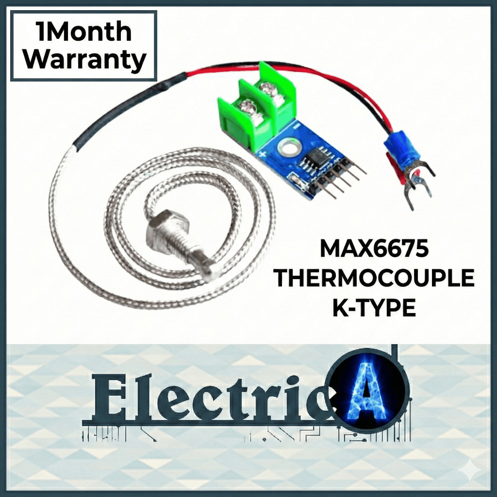 K-type Thermocouple MAX6675 Module (+1Month Warranty) Temperature Sensor Probe [ElectricA]