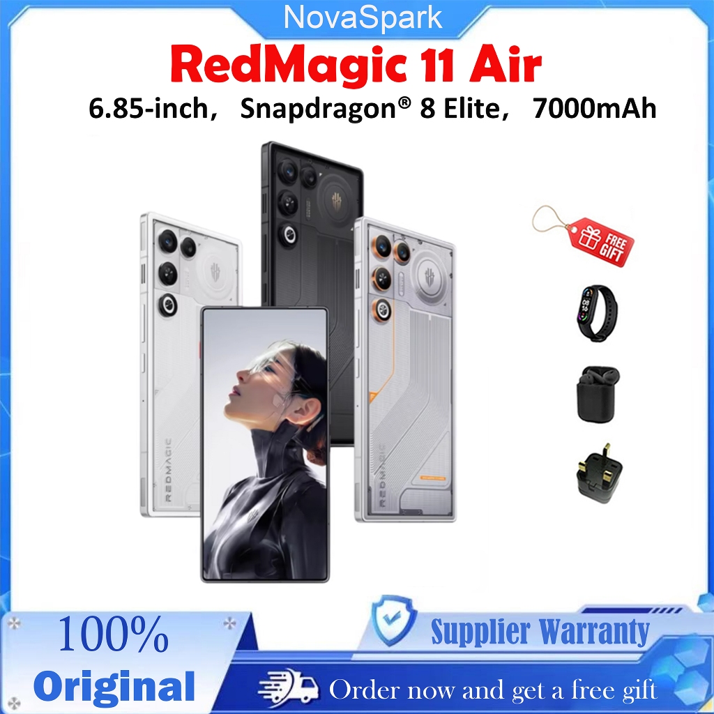 【Global 】REDMAGIC 11 Air launched with 6.85-inch 1.5K 144Hz AMOLED ...