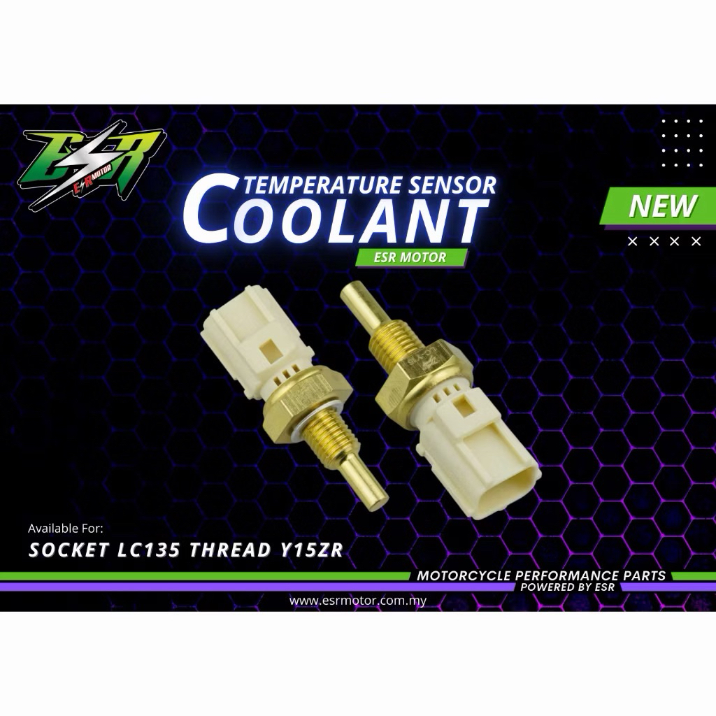 ESR MOTOR COOLANT TEMPERATURE SENSOR LC135 Y15ZR THERMOSENSOR HEAD ...