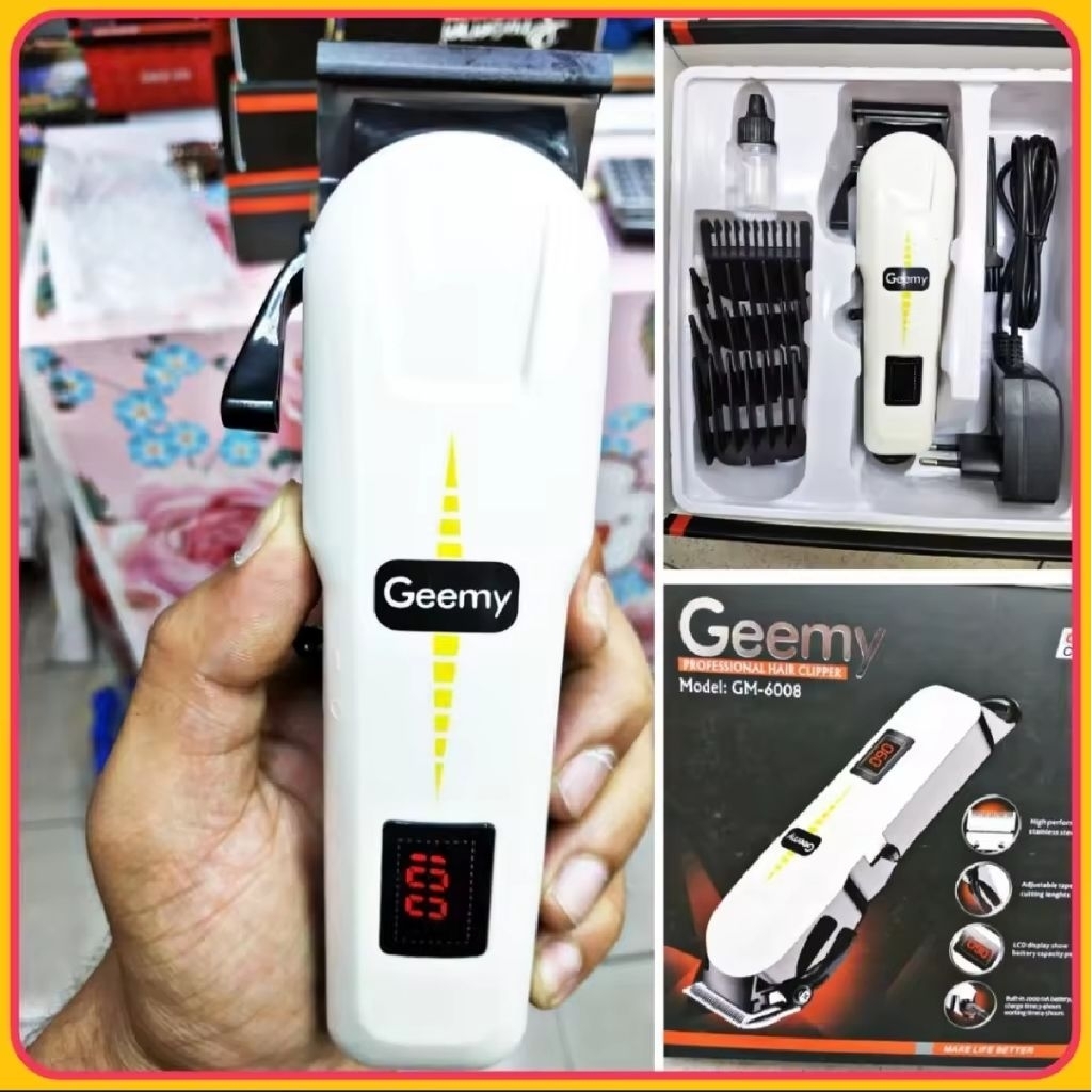 Geemy GM6008 100% original Professional Hair Clipper.(Ready Stock ...