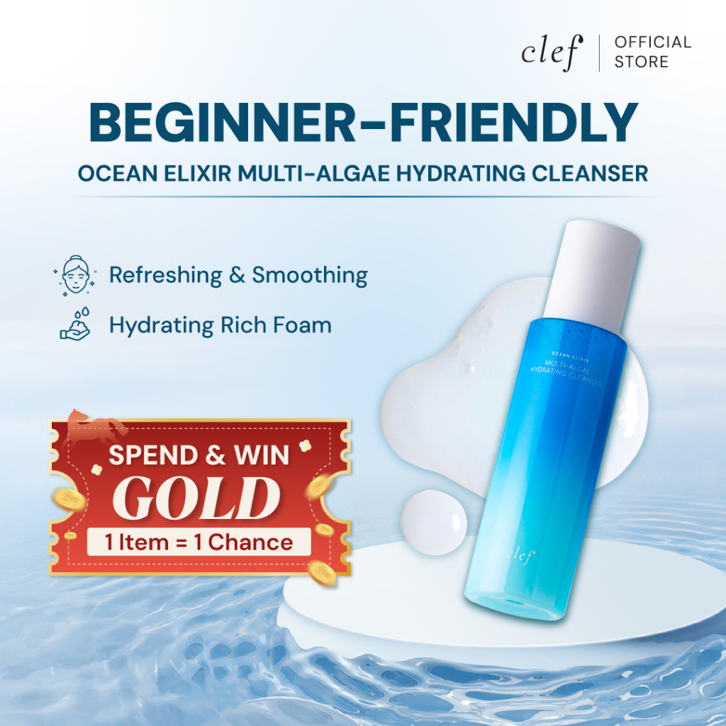 CLEF Ocean Elixir Multi-Algae Hydrating Cleanser 150ml | Deep Cleanses ...