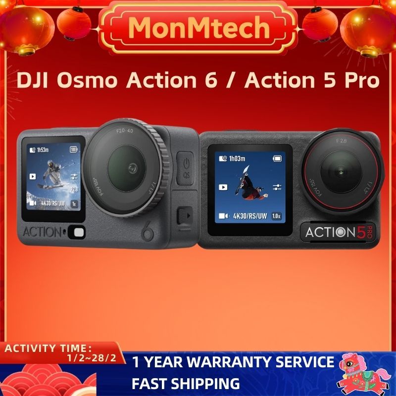 DJI Osmo Action 6/DJI Action 5 Pro Action Camera OLED Screen 50GB 4 ...