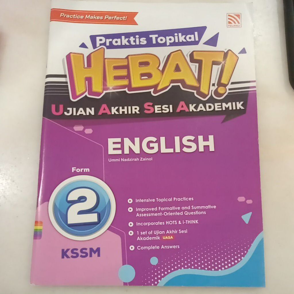 Praktis Topical Hebat Ujian Akhir Sesi Akademik English Tingkatan 2 ...
