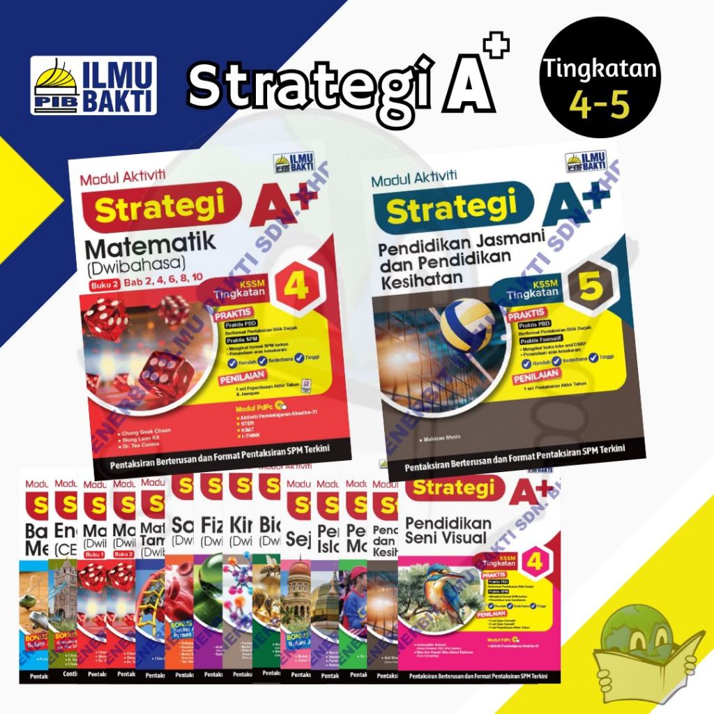 Buku Latihan STRATEGI A+ KSSM 2026 Tingkatan 4-5 - BM/Eng/Mate/Mate.T ...