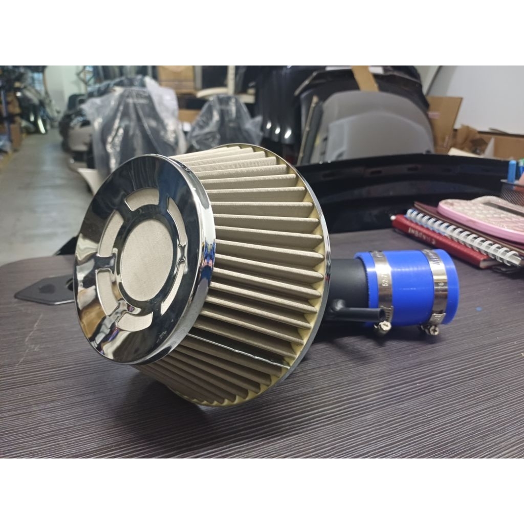 HONDA CIVIC FD 1.8 KTUNED RAMPIPE + STEEL OPEN POD INTAKE SYSTEM SET ...