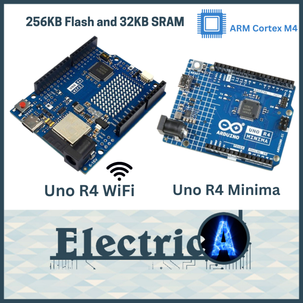 (+1Month Warranty) UNO R4 WIFI ARM Cortex M4 MINIMA ESP32-S3-MINI Type ...
