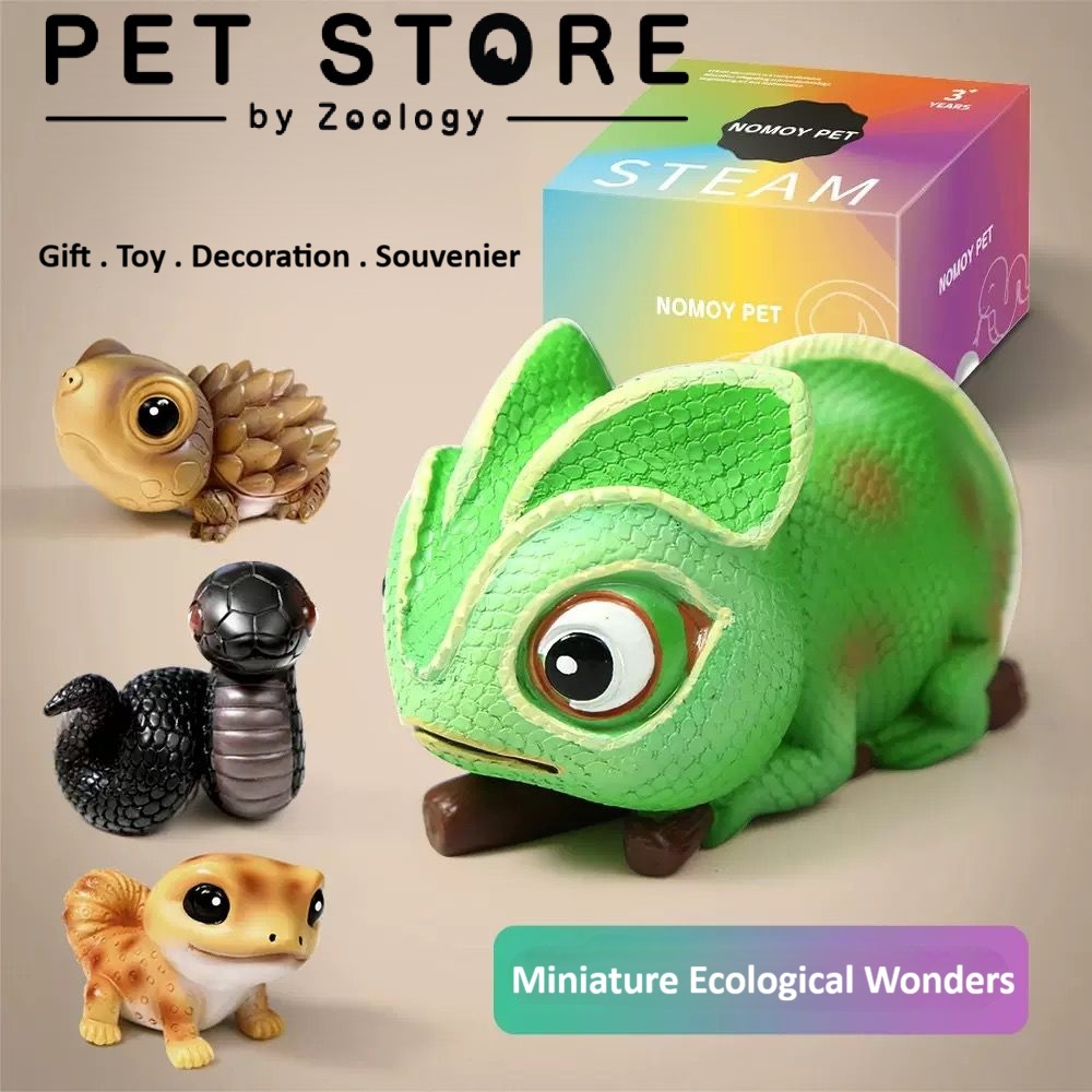 Nomoy pets figurin companion look alike toys gift snapping turtle ...