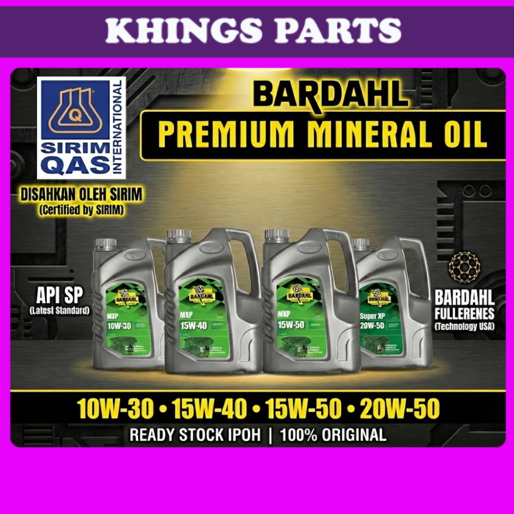 BARDAHL MXP Mineral Premium Car Engine Oil 10W30 15W40 15W50 20W50 ...