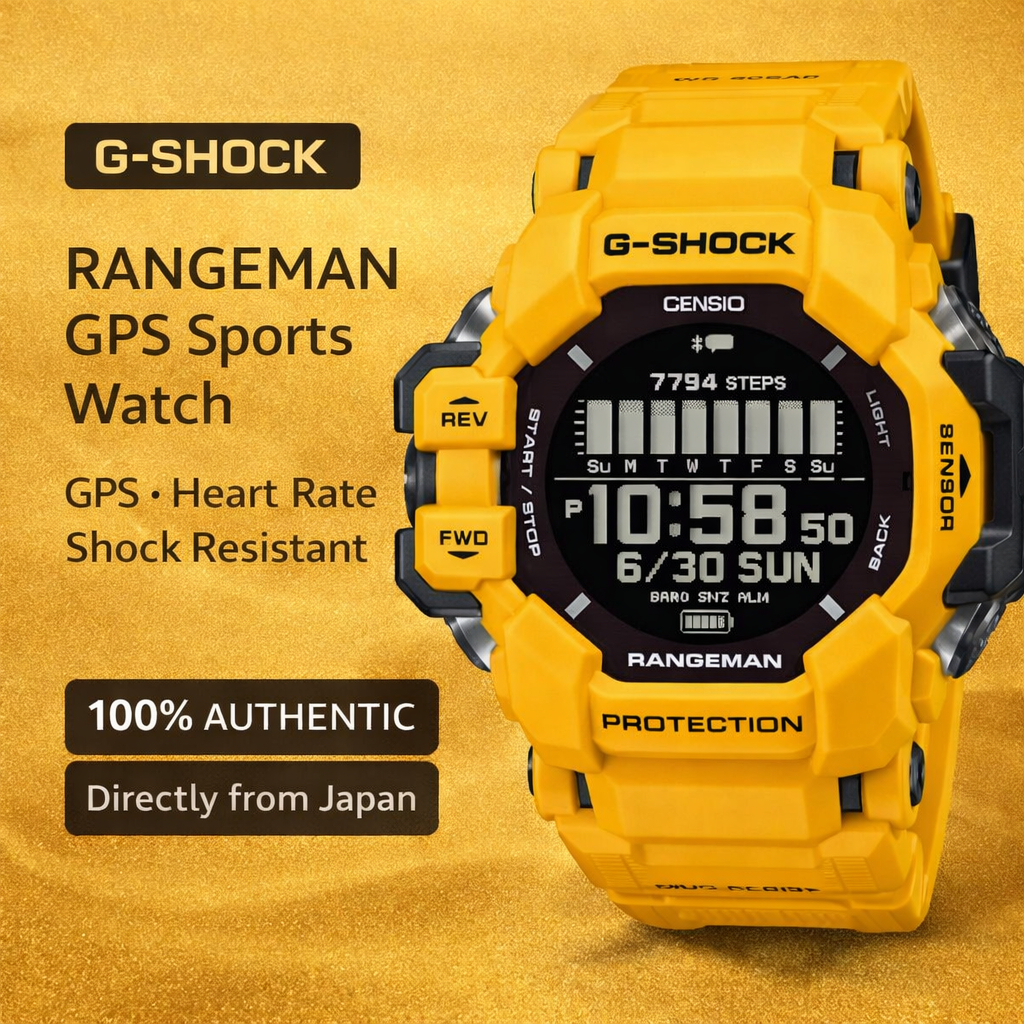 Casio G-SHOCK RANGEMAN GPR-H1000 GPS Bluetooth Heart Rate Digital Watch ...