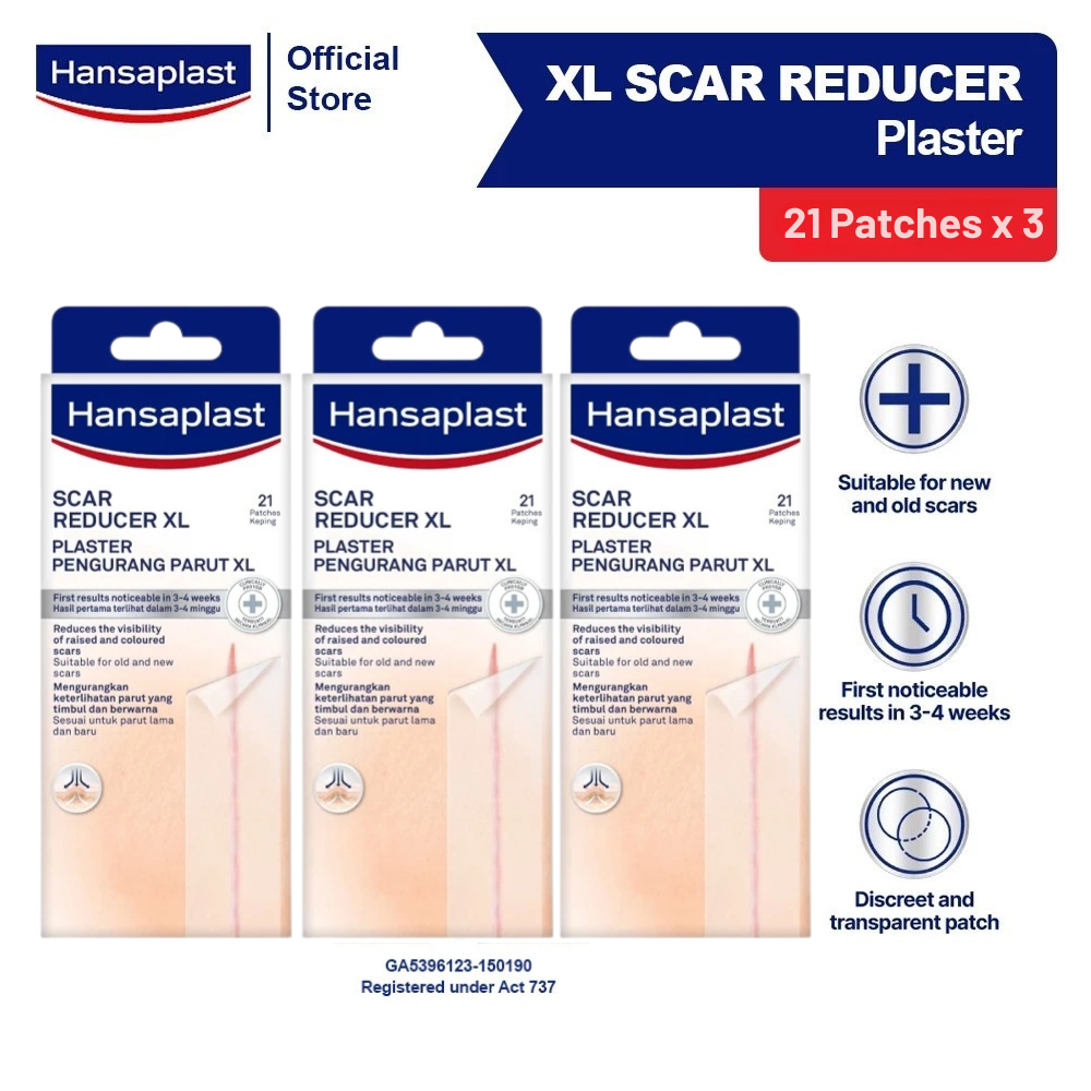 [Scar Reducer XL Triple Pack] Hanasaplast Scar Reducer XL 21'S Triple ...