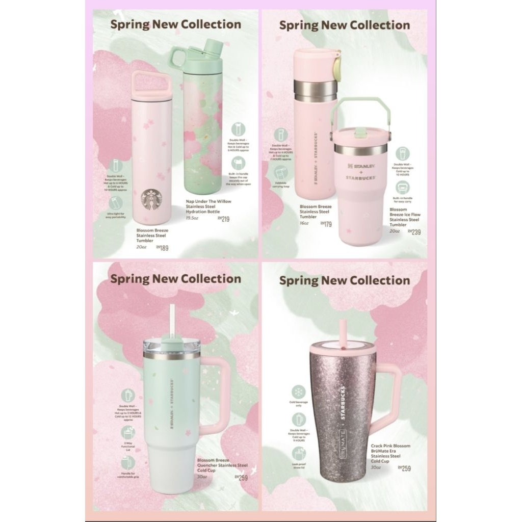 100% Original Starbucks Spring New Collection Merchandise 2026 | Shopee ...
