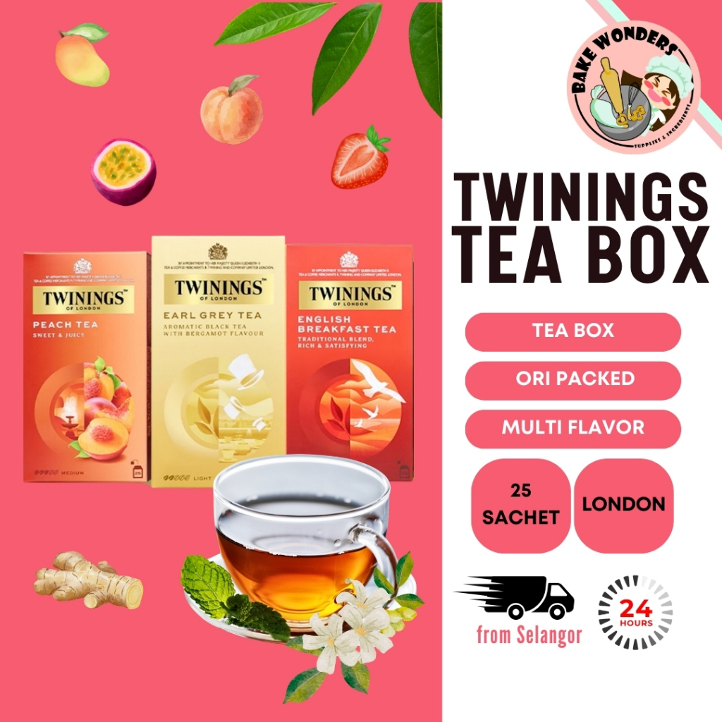 (BOX) Twinings Tea Bags/ Twinning Tea Sachet/Twinnings English Tea ...