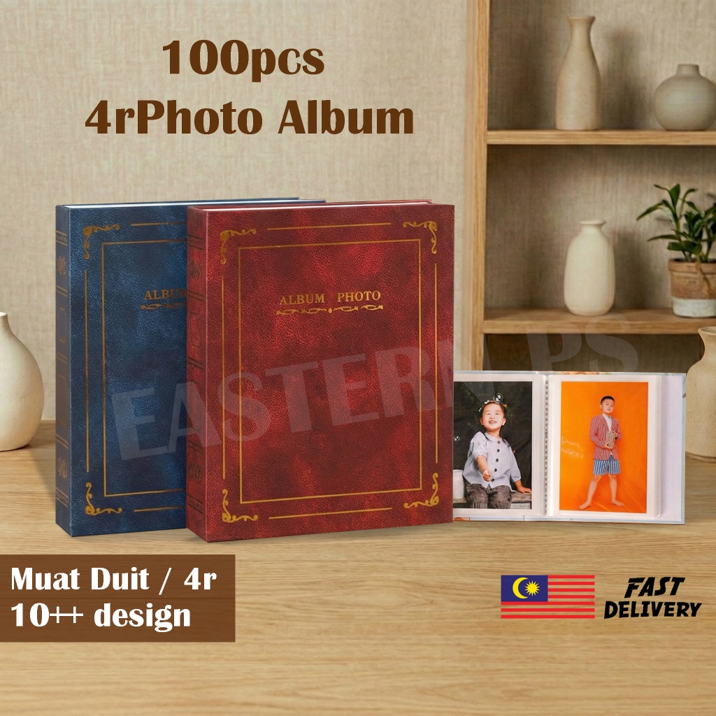100pcs 4R Album Gambar Photo Album For Family Photo/Gradution Photo ...