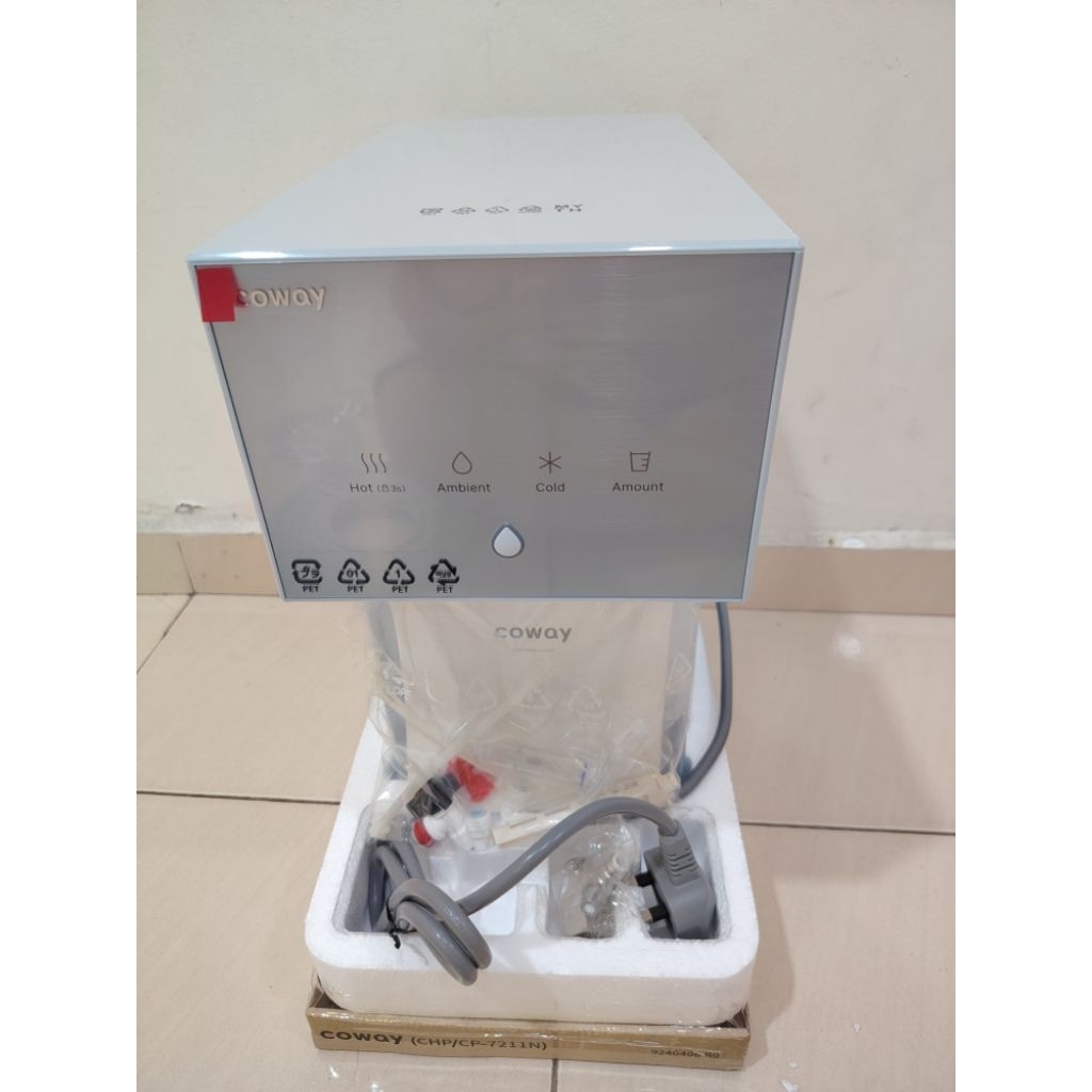 NEW unit coway dazzie blue water purifier/dispenser with hot cold ...