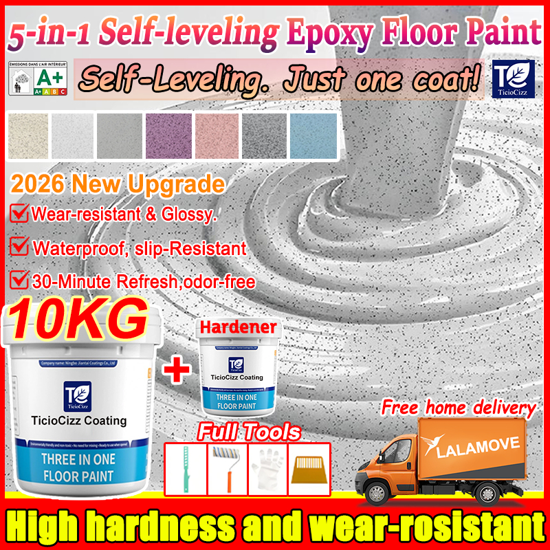 💎10KG-2026 New Large Drum-In Stock💎TicioCizz 6 in 1 Epoxy Flake Coating ...