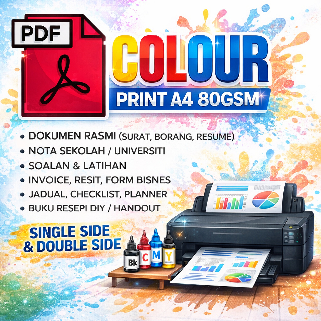 Print Assignment A4 Murah | Print PDF Dokumen | Nota Kuliah / Laporan ...
