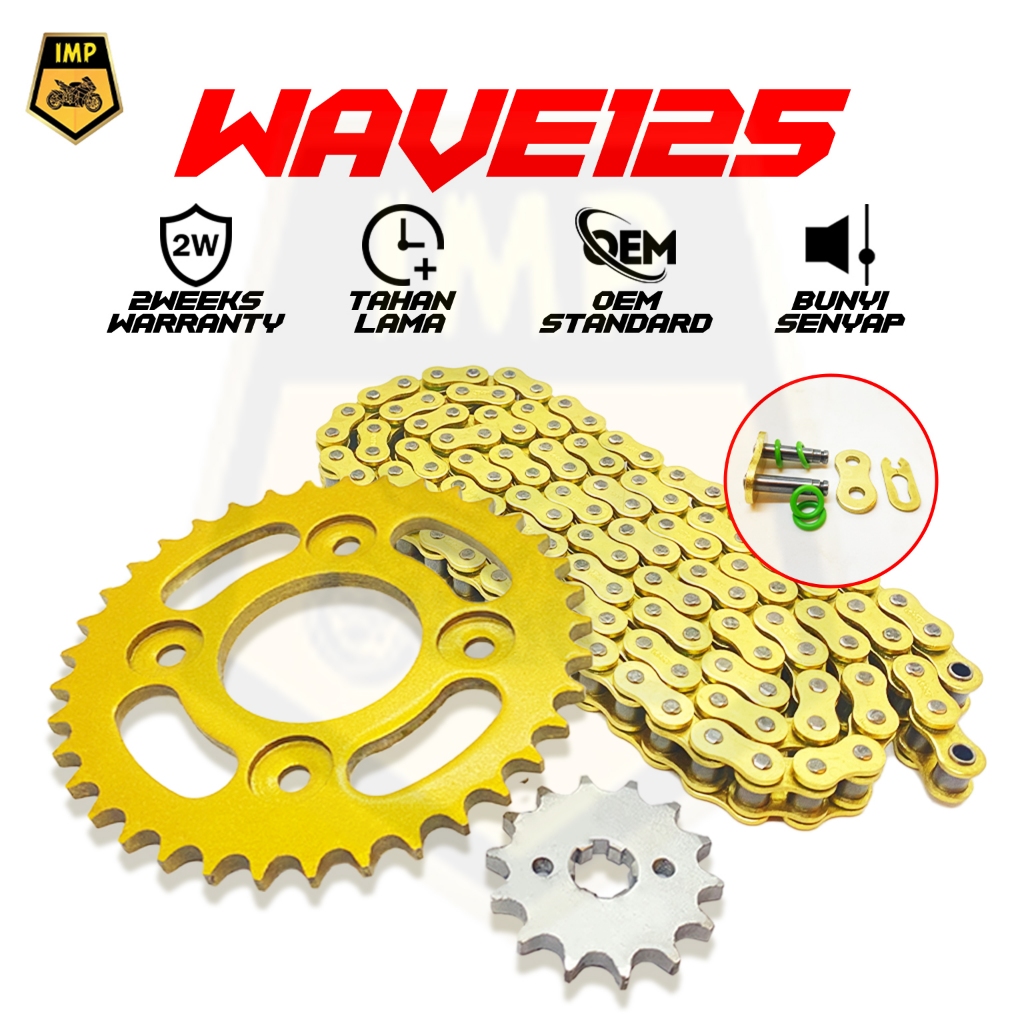wave wave125 wave100r wave110 dash125 15 t 1 4 13t 428H STT oring Chain ...