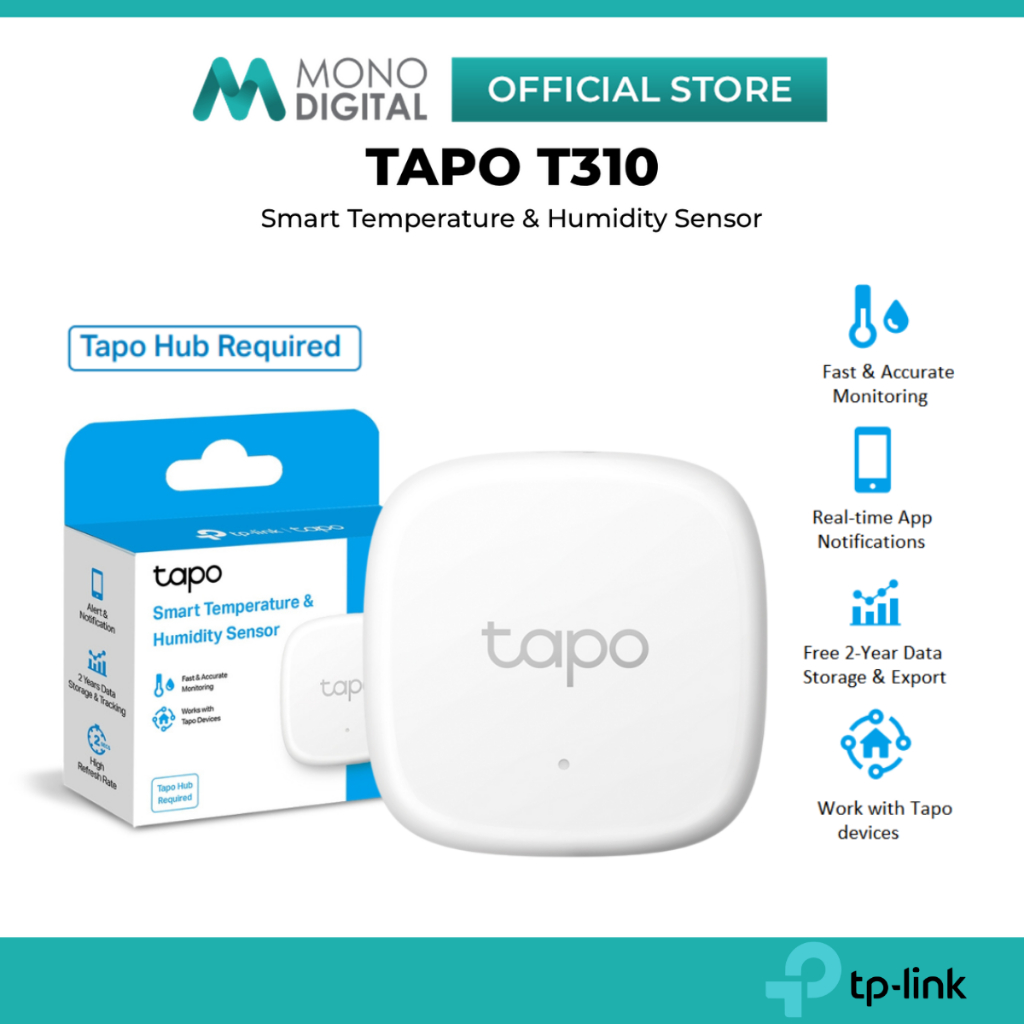 TP-LINK TAPO T310 SMART TEMPERATURE & HUMIDITY SENSOR / TAPO T315 SMART ...