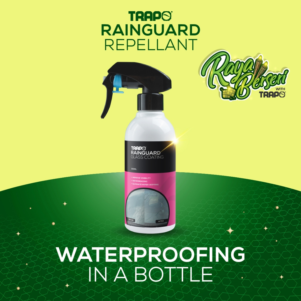 Trapo Rainguard Water Repellant (Car Rain Water Repellant / Windshield ...