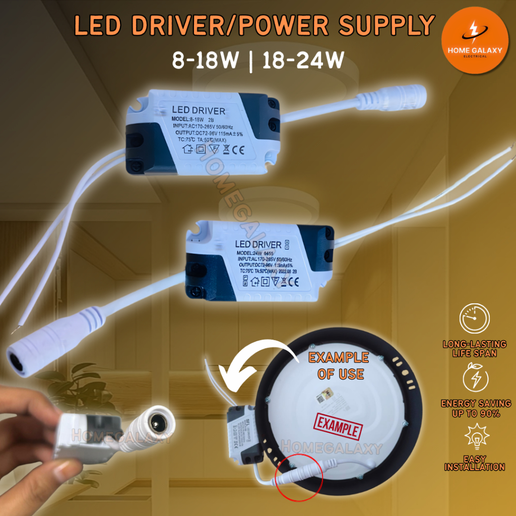 LED Driver 8W-18W 18W-24W Downlight Transformer Current Driver Power ...