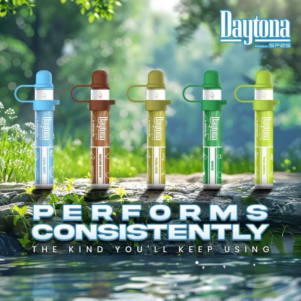 E-Inhaler Daytona Portable Aromatherapy Nasal Inhaler Cooling Mint ...
