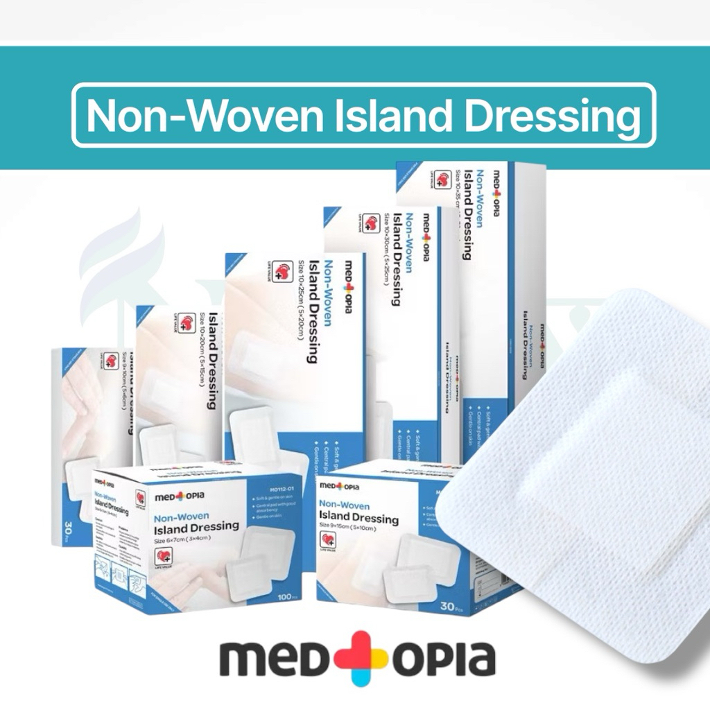 Medtopia Non-Woven Island Dressing with mutiple sizes ( 1 BOX ...