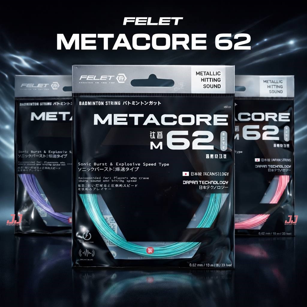 FELET METACORE 62 BADMINTON STRING (MADE IN JAPAN) 100%ORIGINAL ...