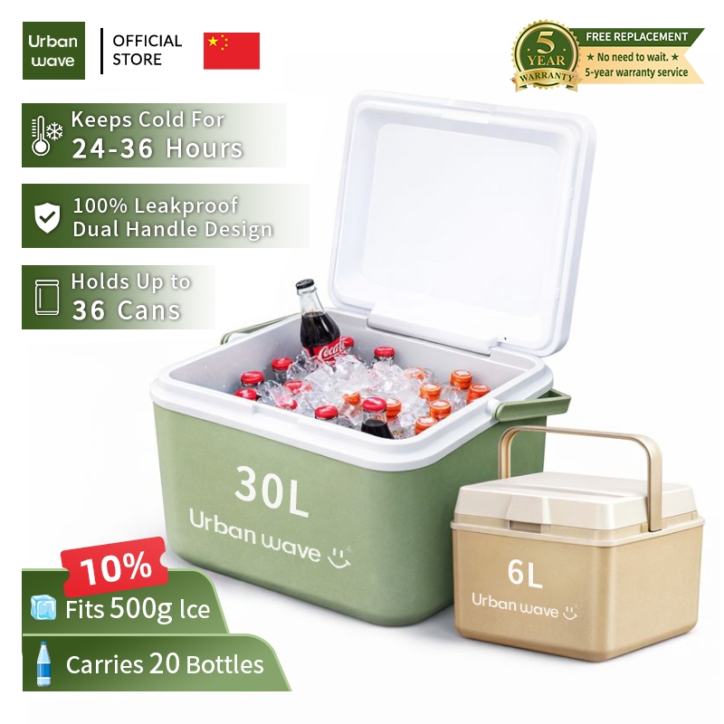 Urban wave 6L 16L 30L Ice Box Camping Small Cooler Box Food&Drink ...