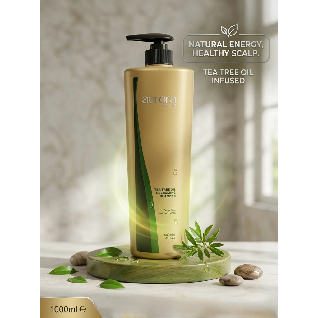 Aurora Tea Tree Oil Energizing Shampoo 1000ml & 300ml | Shopee