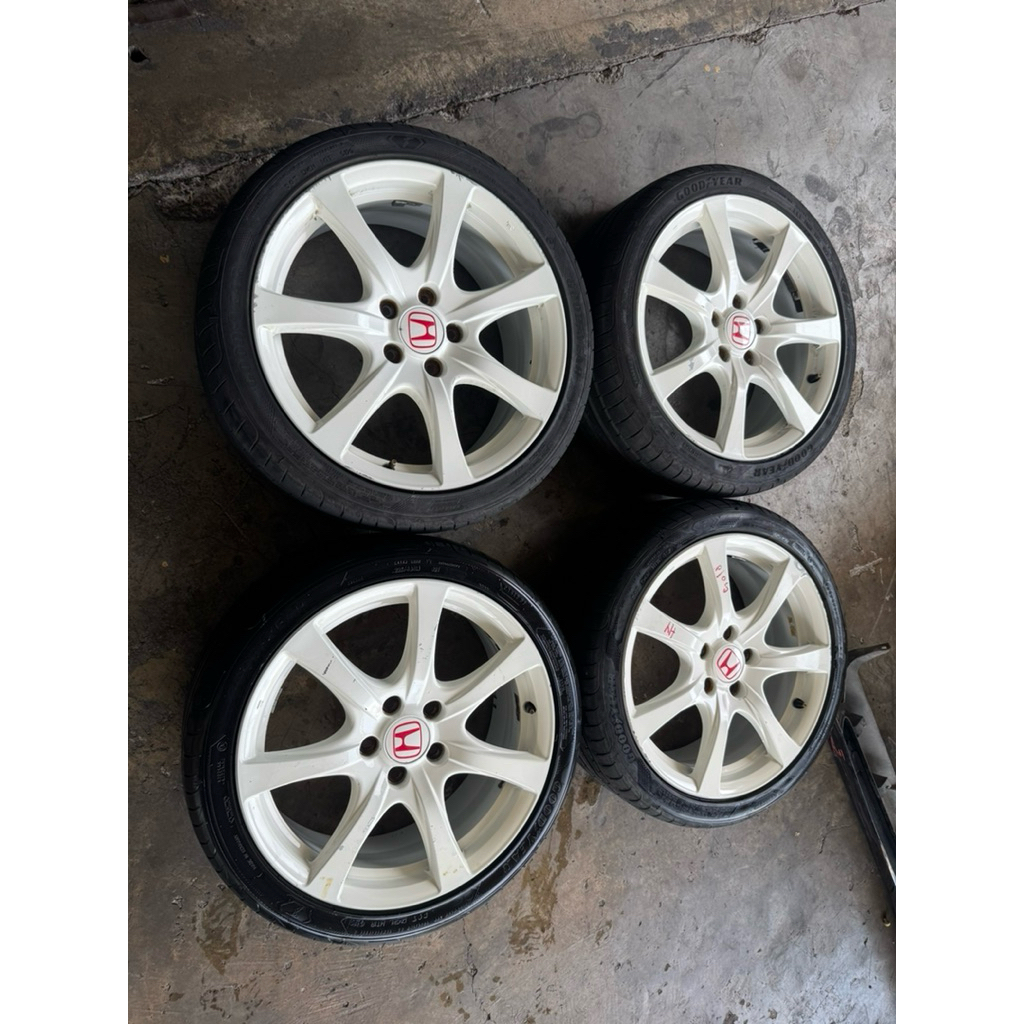 Honda Civic FD2R Enkei Sport Rims 18 Inch 5x114.3 Original Halfcut ...