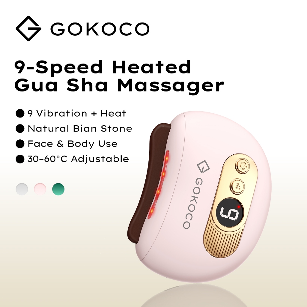 GOKOCO Mini Electric Gua Sha Board Electric Face Massage Scraping Board ...