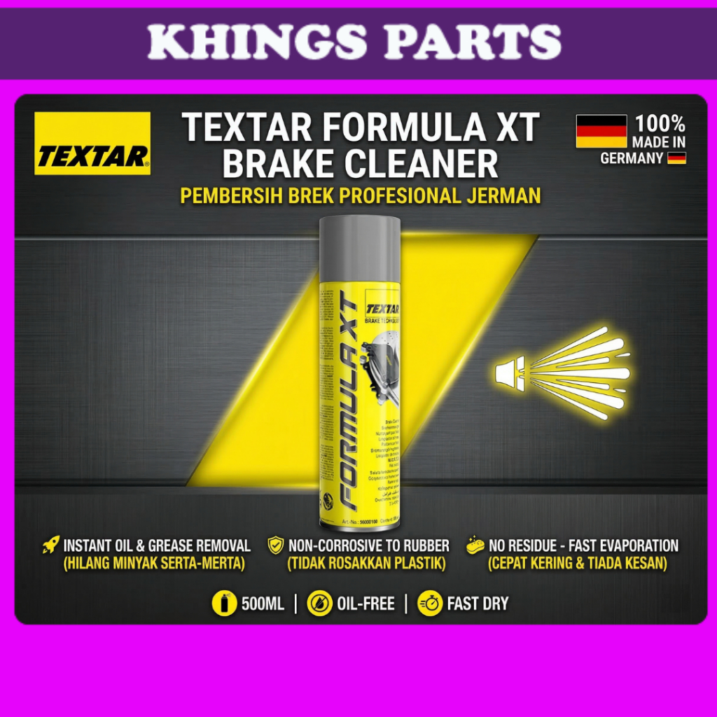 TEXTAR Formula XT Brake Cleaner Pencuci Brek 500ml Made in Germany 100% ...