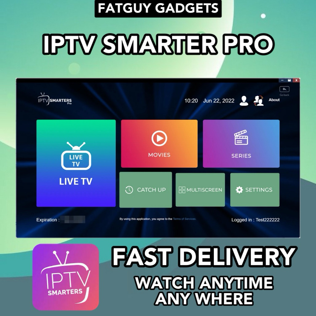 [READY STOCK] IPTV SMARTER PRO 1/3/6M SMARTER PLAYER LITE TELE IOS ...