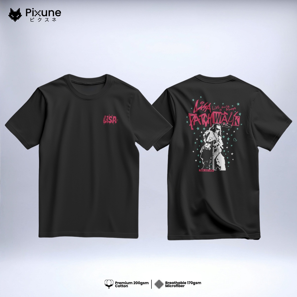 LISA 2026 Asia Tour, LiVE is Smile Always T-Shirt | Unisex