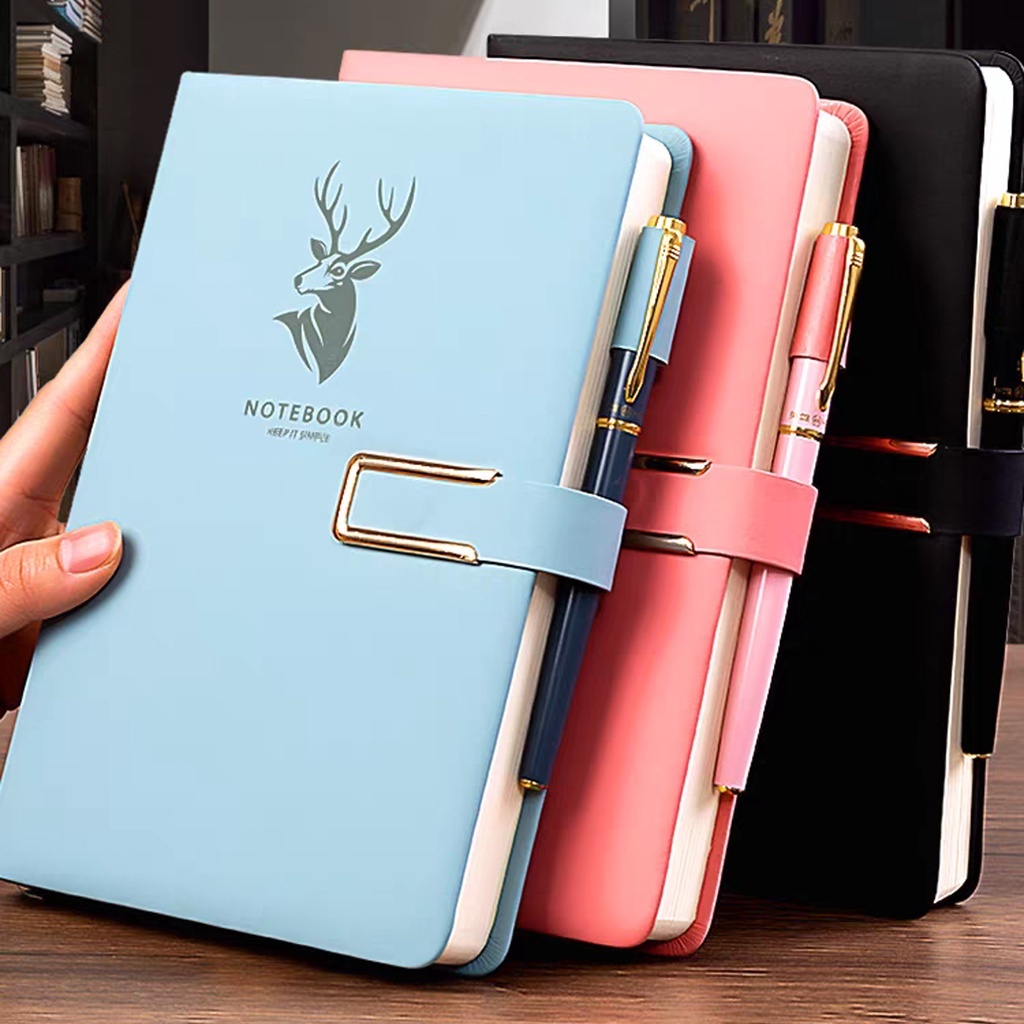 【Ship from KL】A5 Notebook Soft Leather 160/360 Pages Journal Diary for ...