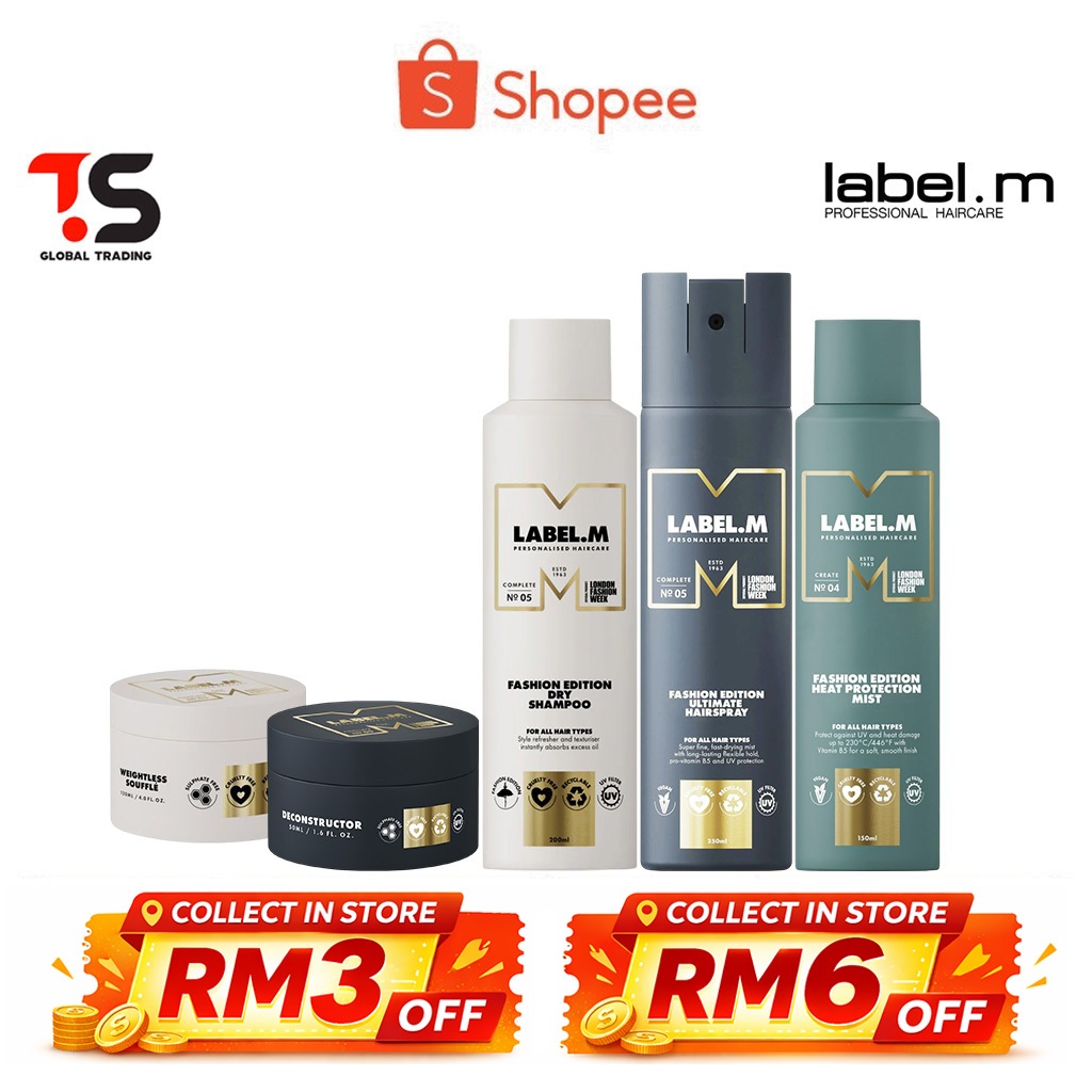 LABEL.M Styling - Volume Foam / Ultimate Spray / Weightless Soufflé ...